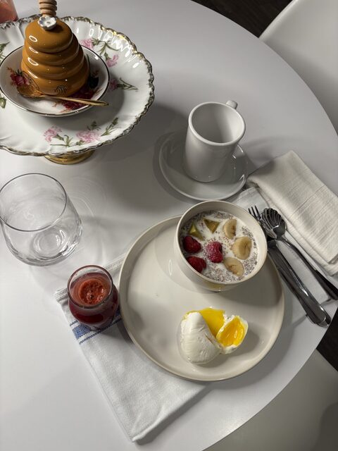 Queens Villa BnB continental breakfast